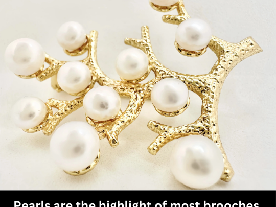 pearl brooches