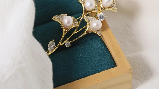 Pearl Brooch