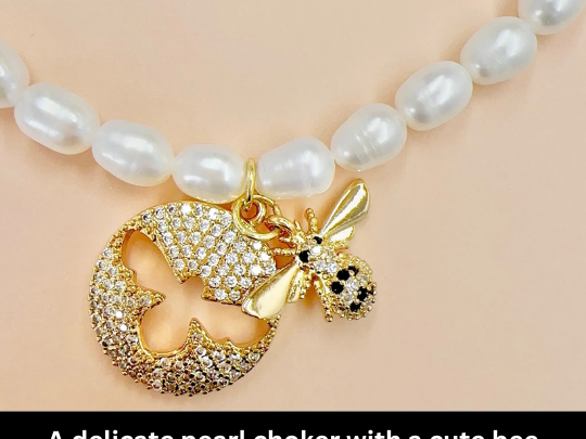gold pearl jewelry