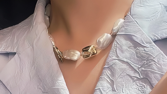 Keshi Pearl Necklace