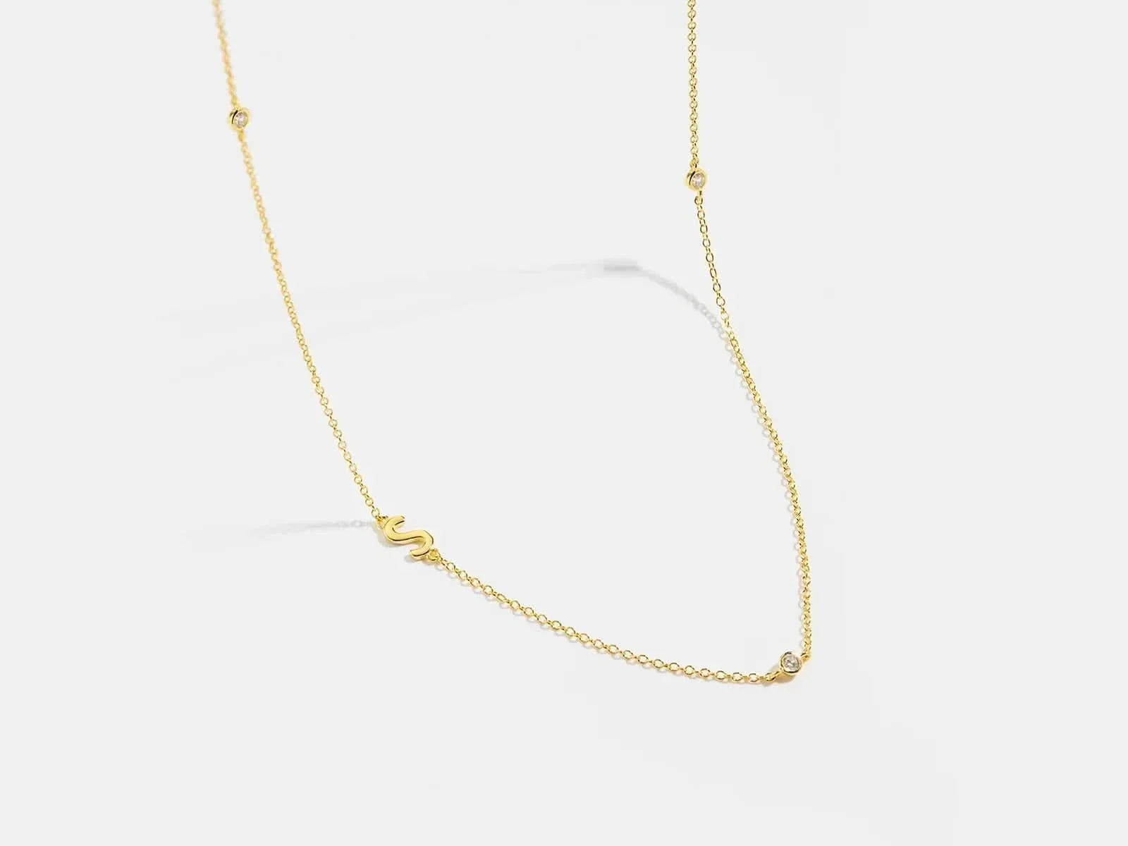 letter s chain Gold