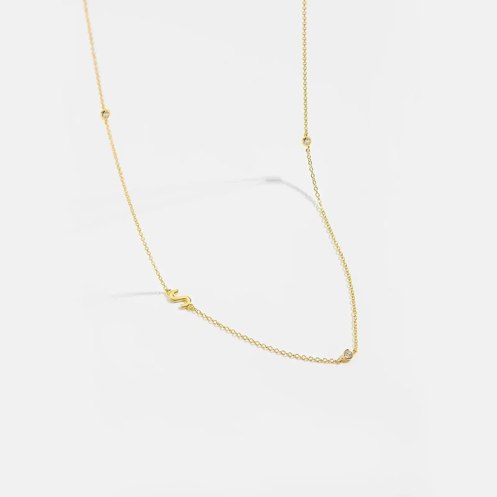 letter s chain Gold