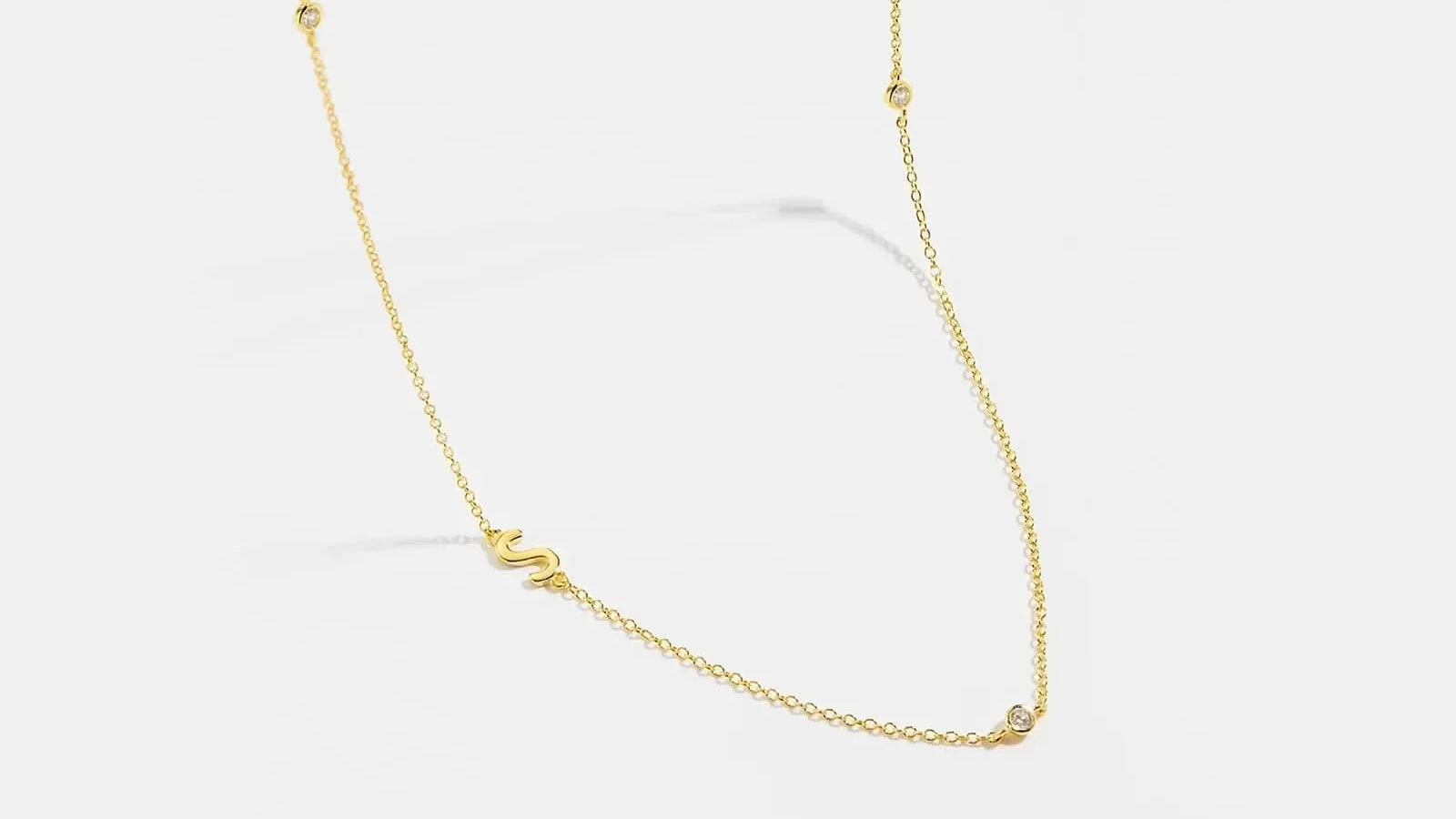 letter s chain Gold