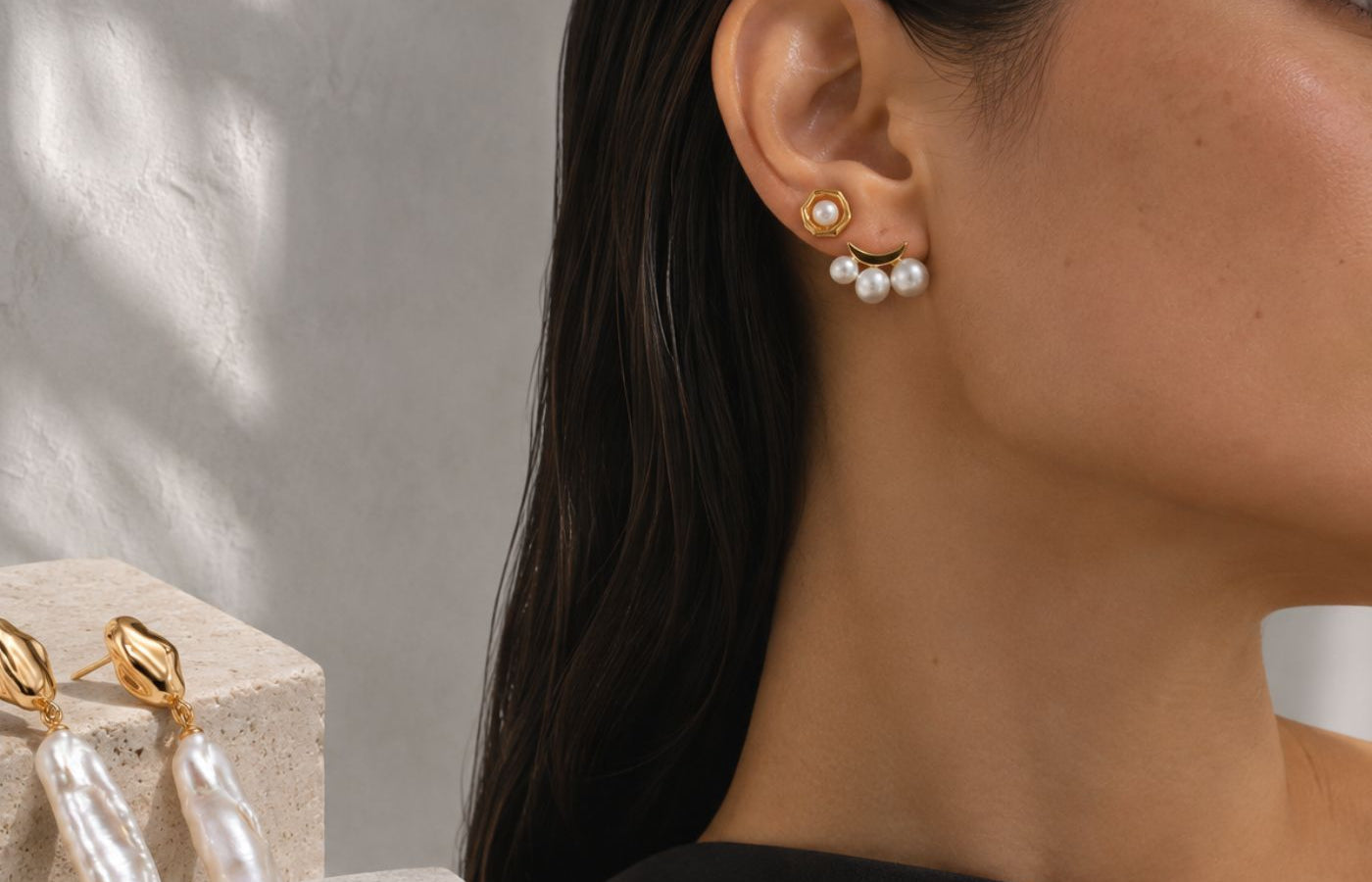 Ear Stack Ideas: How to Style the Perfect Pearl Ear Stack