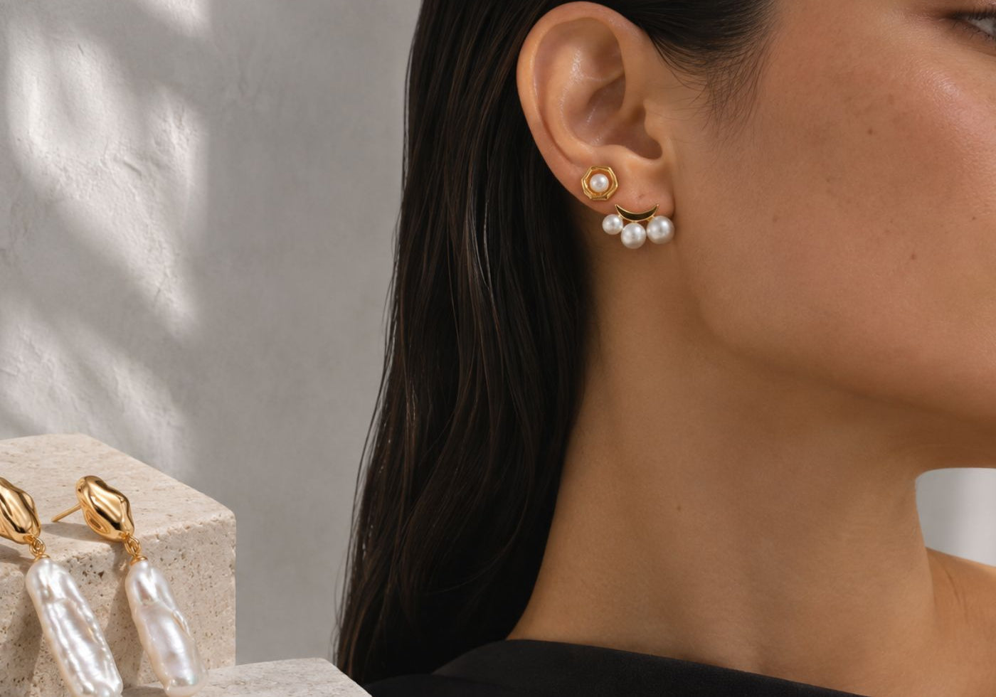 Ear Stack Ideas: How to Style the Perfect Pearl Ear Stack