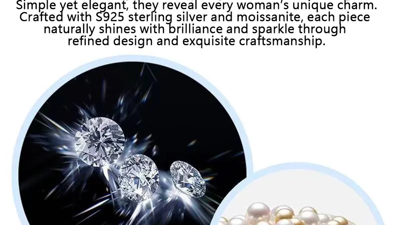 Pearls & Moissanite: The Perfect Harmony of Elegance and Brilliance ✨