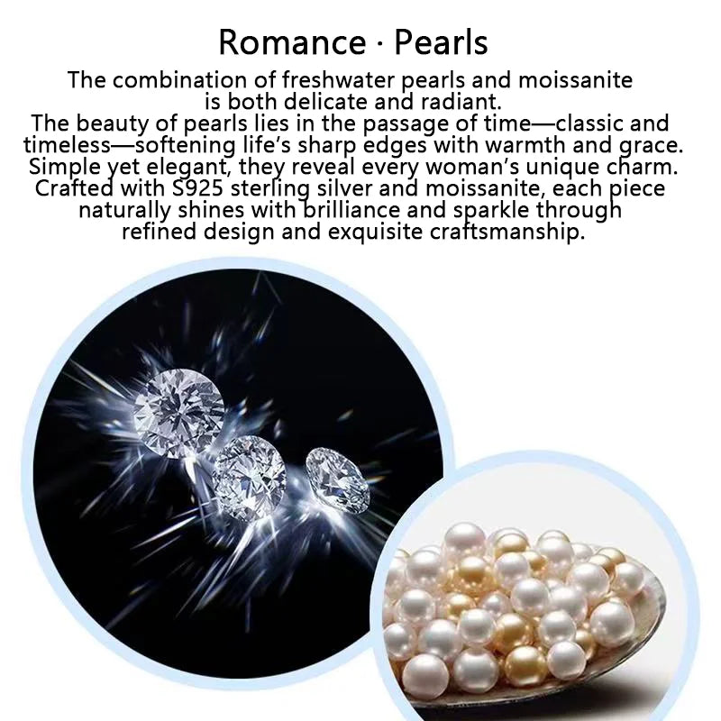 Pearls & Moissanite: The Perfect Harmony of Elegance and Brilliance ✨