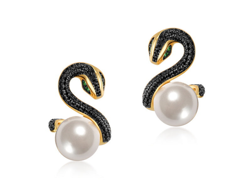 Snake Hoops Earrings