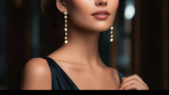 diamond and pearl earrings