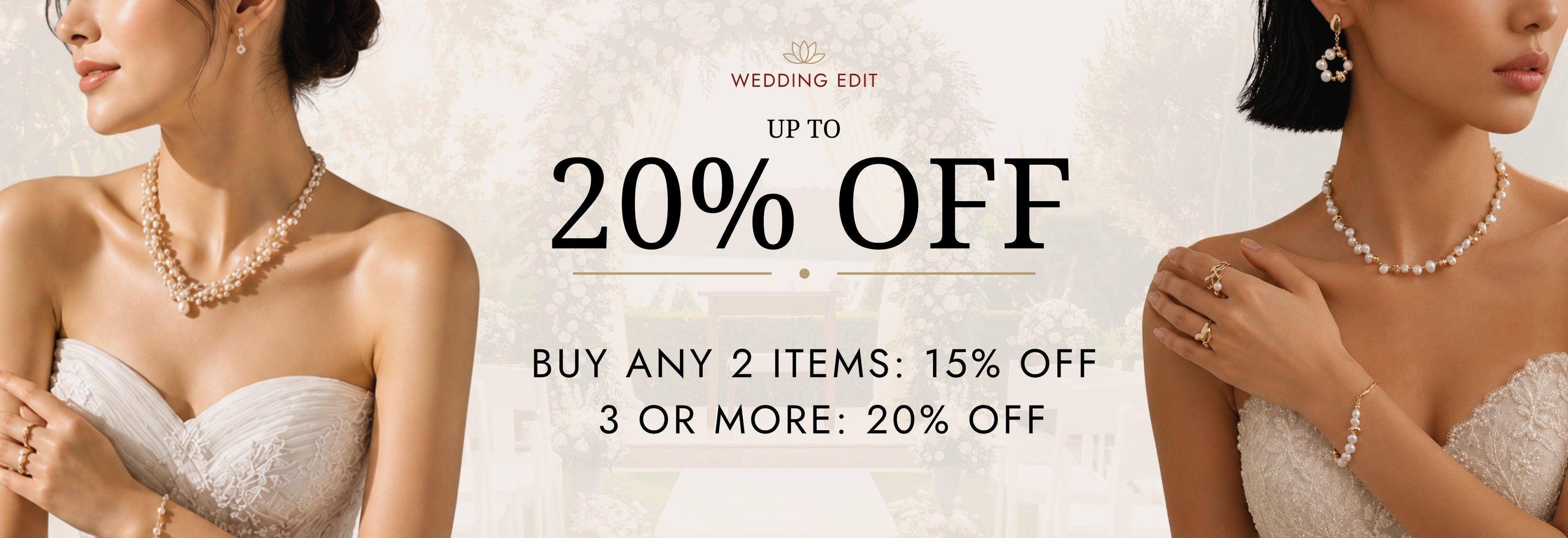 Wedding Edit Save Up To 20% Off Our Wedding Collection!