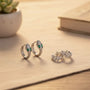 Autumn Hoop Earrings Bundle- silver