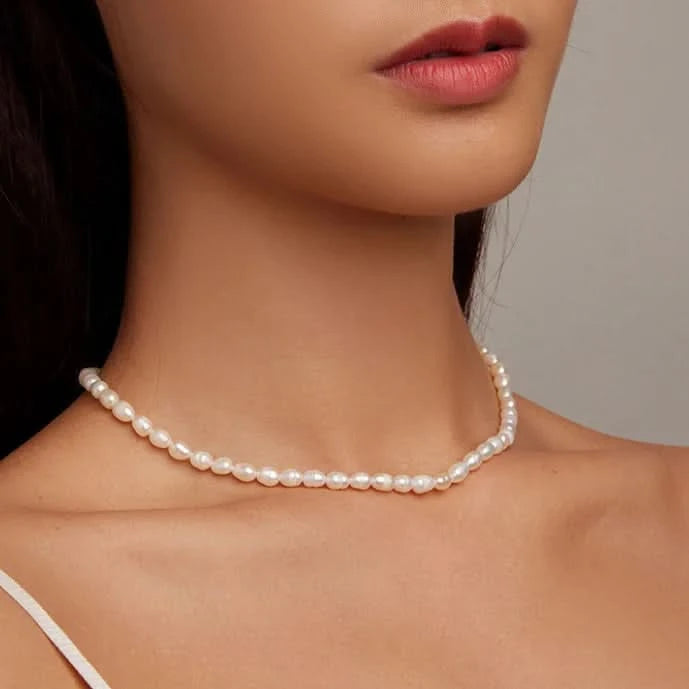 Freshwater Pearl Beaded Choker