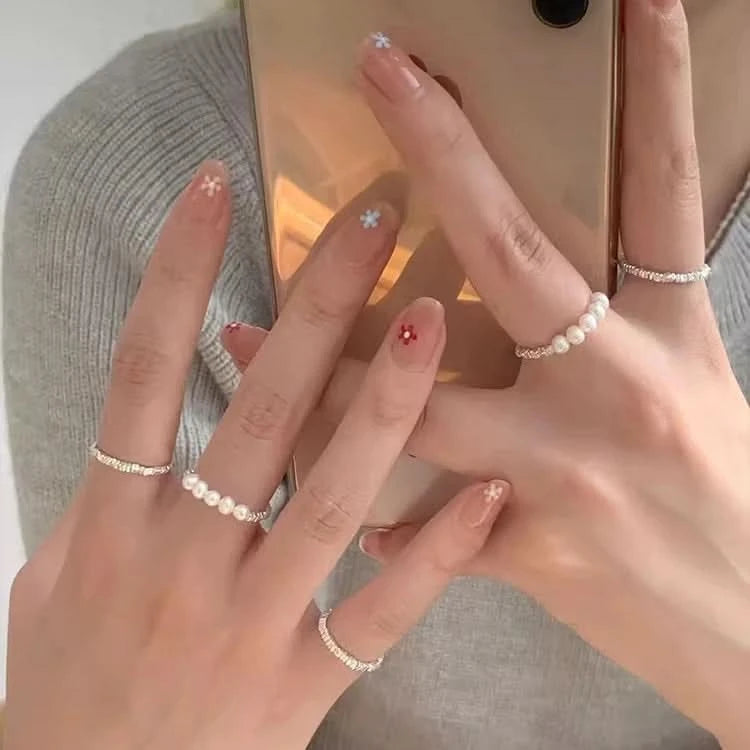 Barocco Pearls Silver Pieces Ring