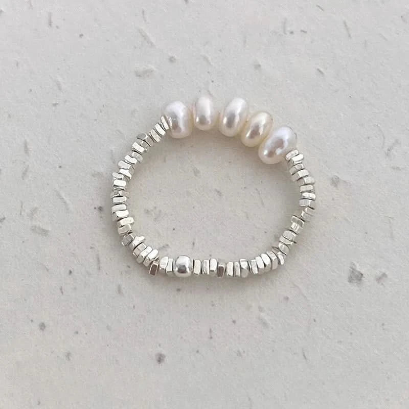 Barocco Pearls Silver Pieces Ring