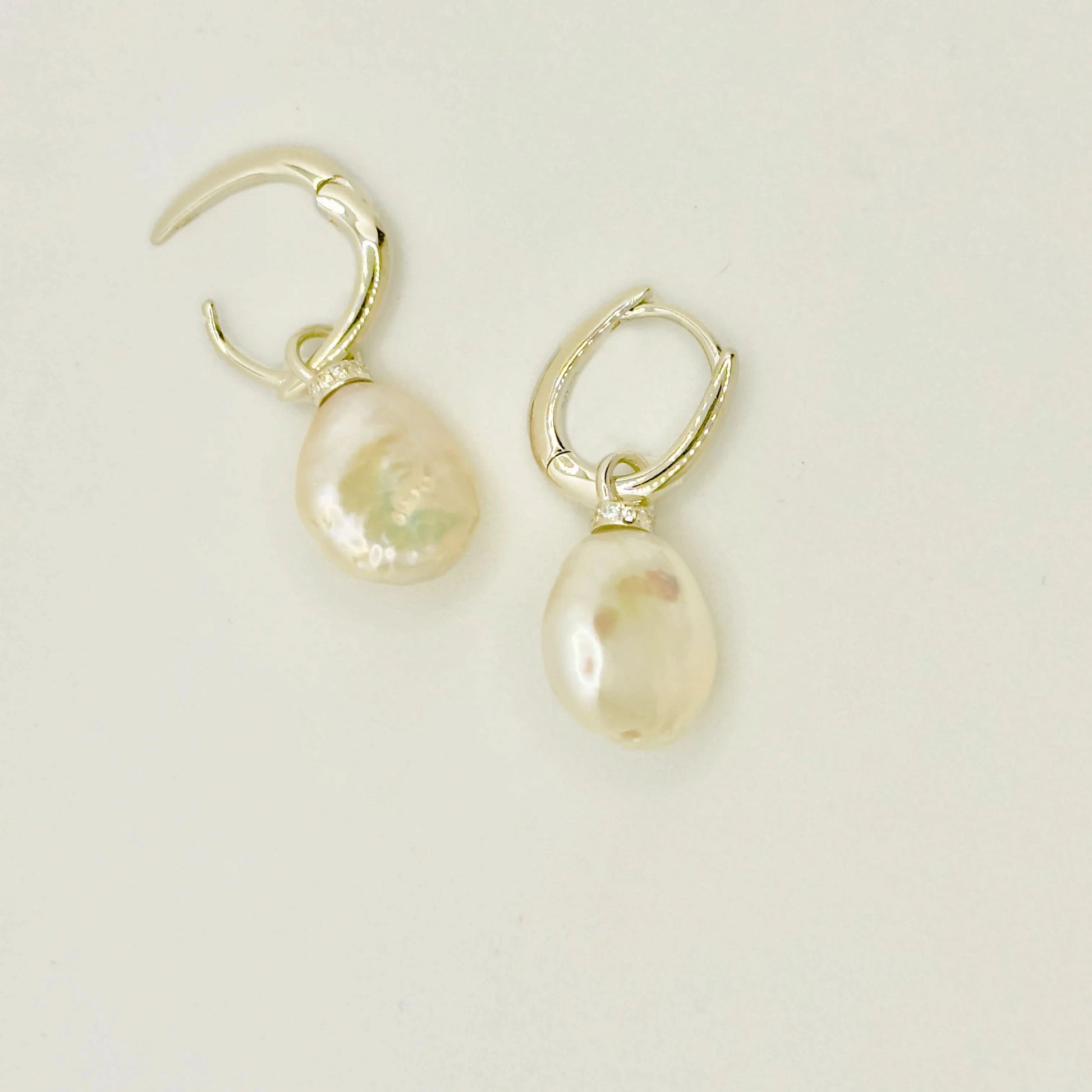 Baroque Pearls Detachable Earrings
