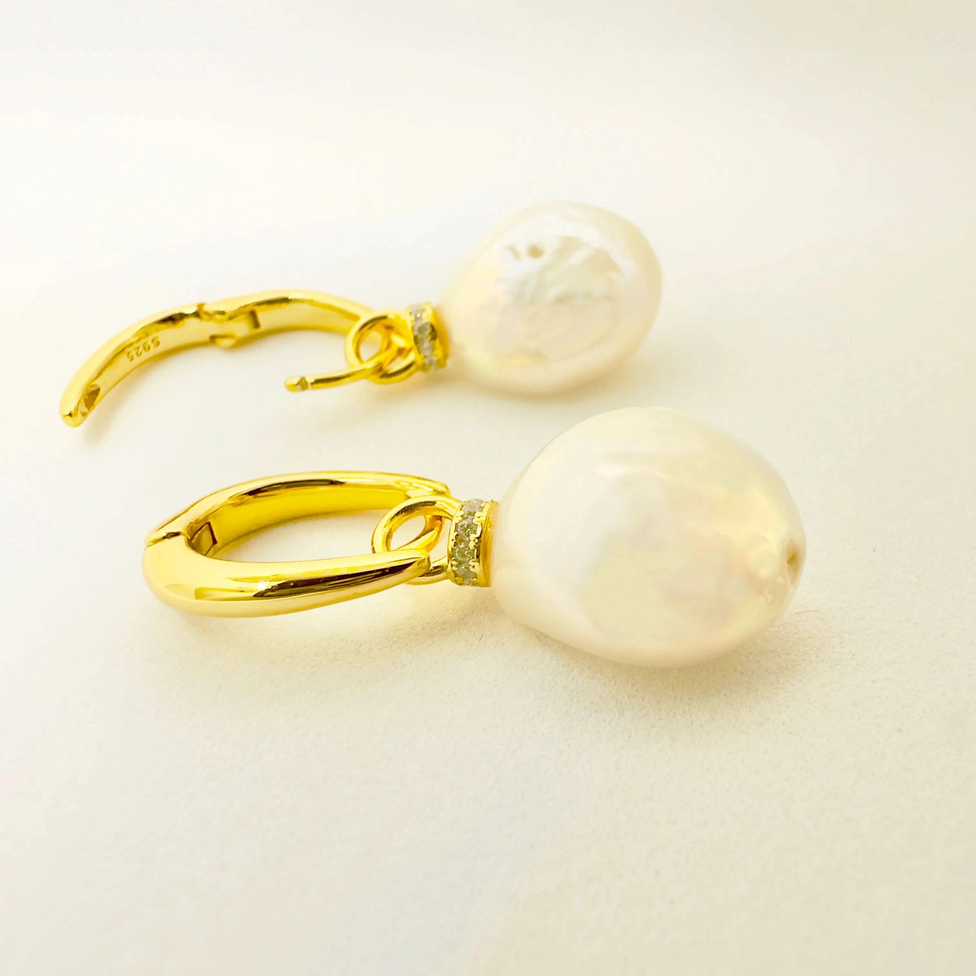 Baroque Pearls Detachable Earrings