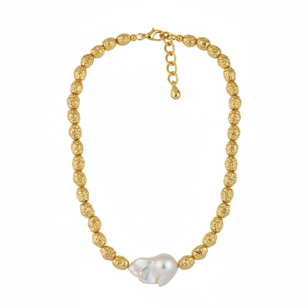 Baroque Pearl Necklace & Bracelet Sets