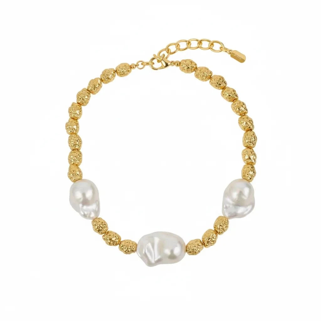 Baroque Pearl Necklace – One or Three Pearls