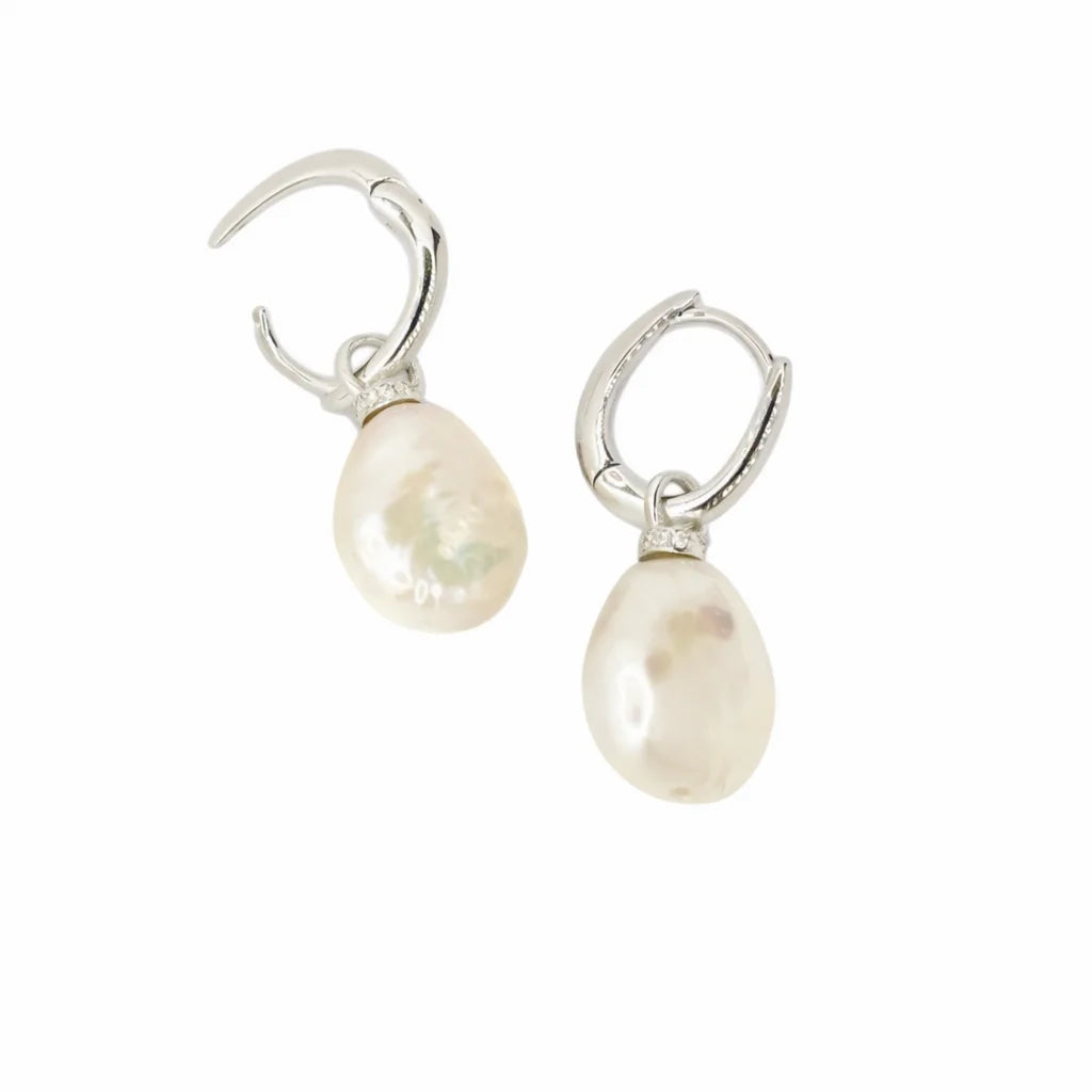 Baroque Pearls Detachable Earrings
