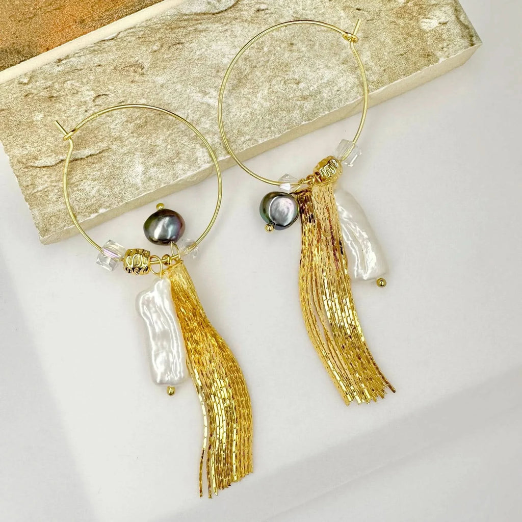 vermeil hoop earrings