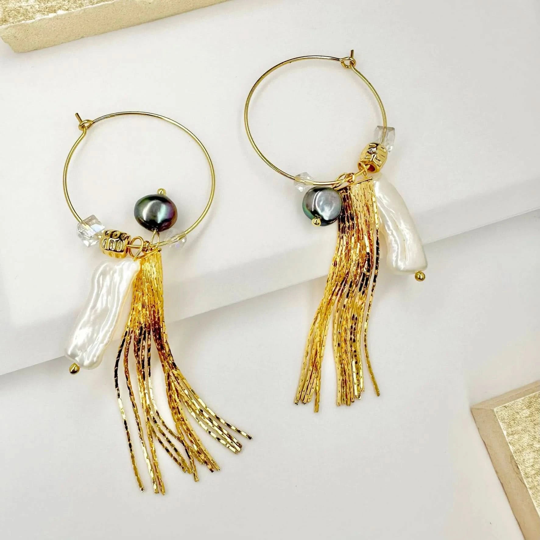 vermeil hoop earrings