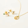 Birth Sign Constellations Necklace & Earrings Set