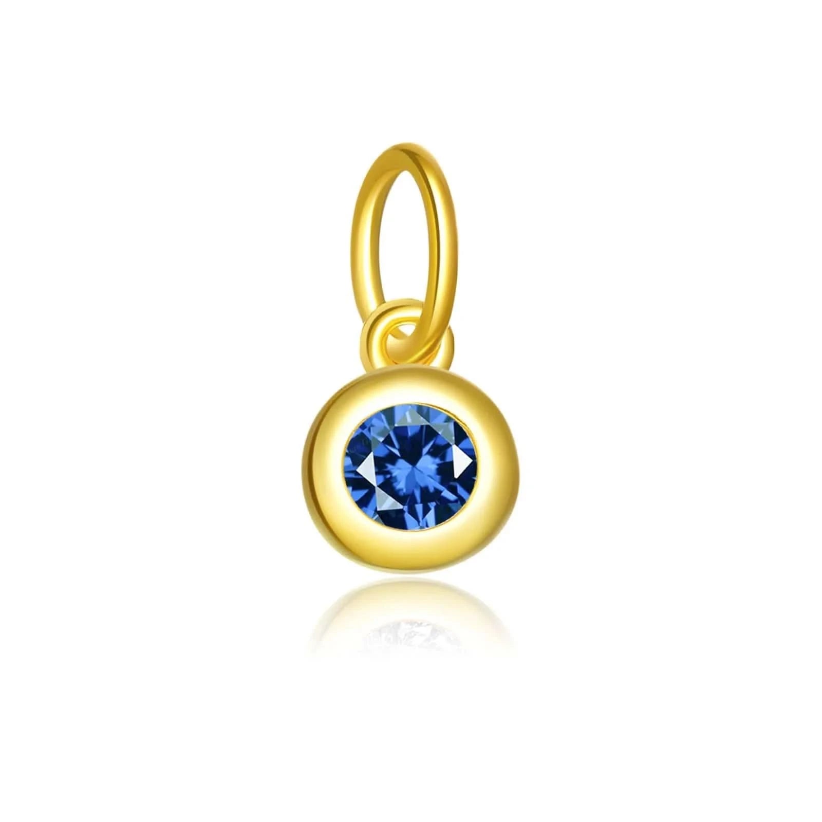 Birthstone-Charm-Pendants-Gold-December_Royal Blue