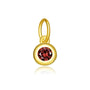 Birthstone-Charm-Pendants-Gold-January_Garnet Red