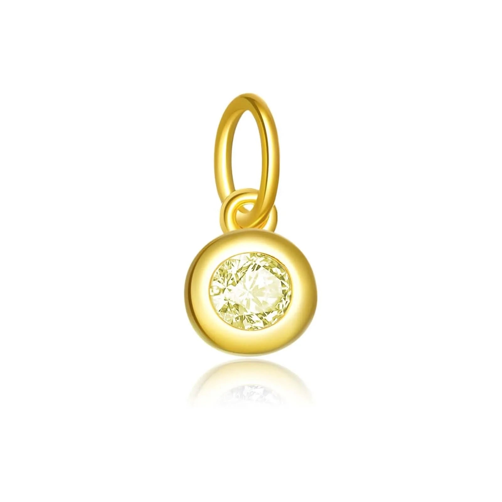 Birthstone-Charm-Pendants-Gold-November_Golden Yellow