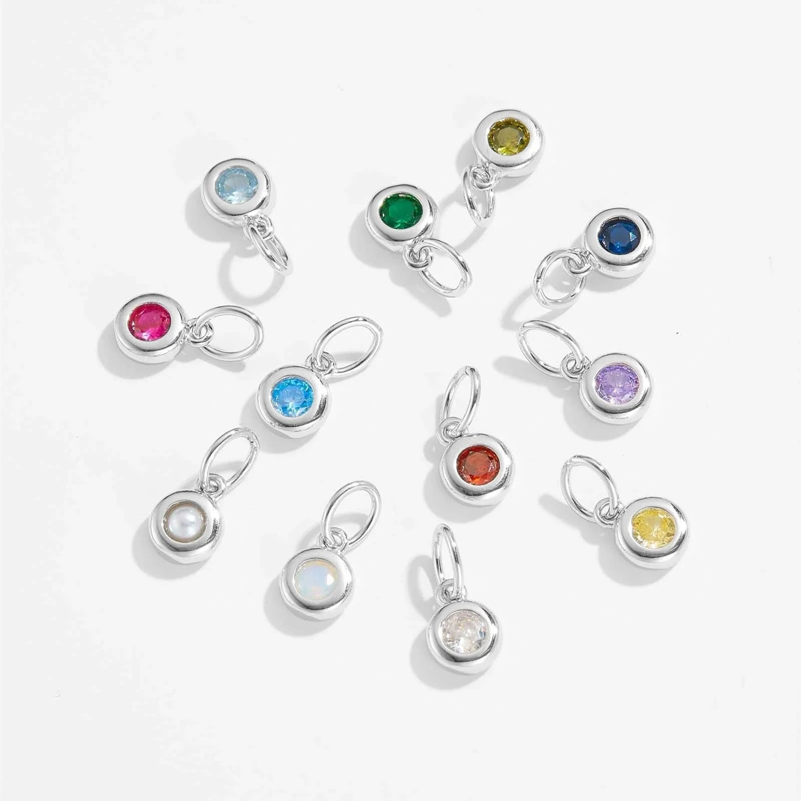 Birthstone_Charm_Pendants-_Silver
