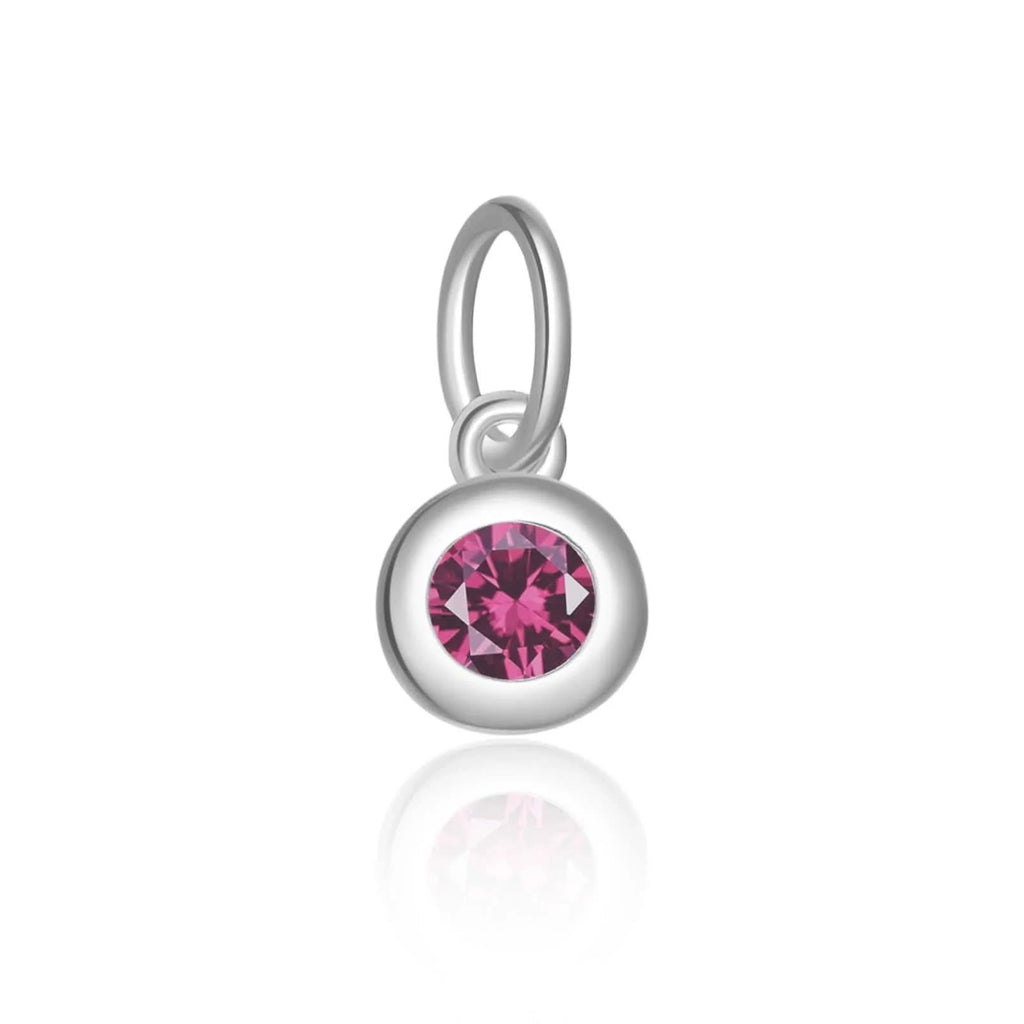 Birthstone_Charm_Pendants-_Silver_July_Rose_Red