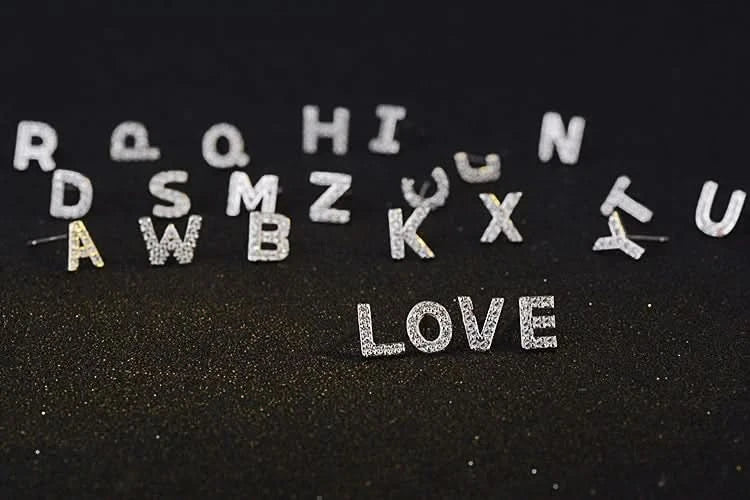 silver stud earrings
