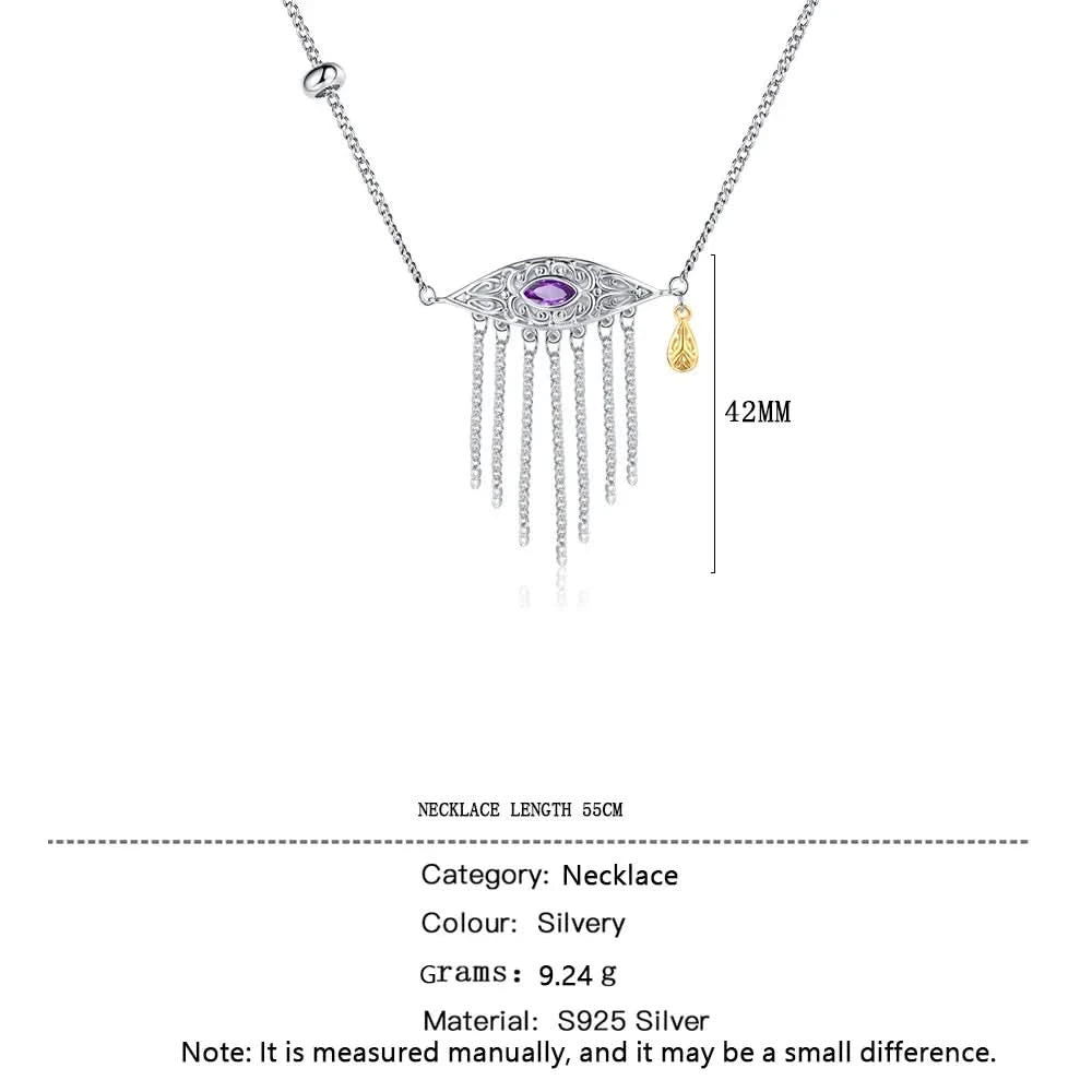 Evil's Eye Silver necklace