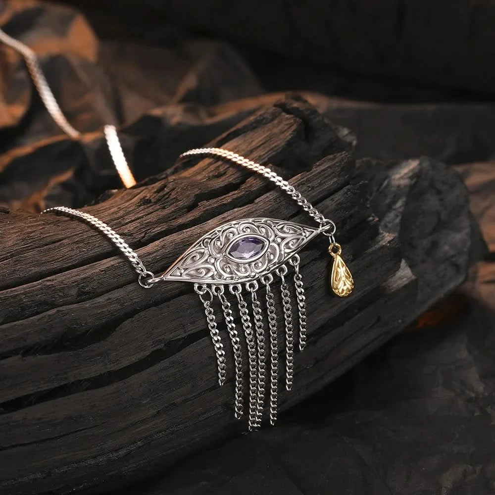 Evil's Eye Silver necklace