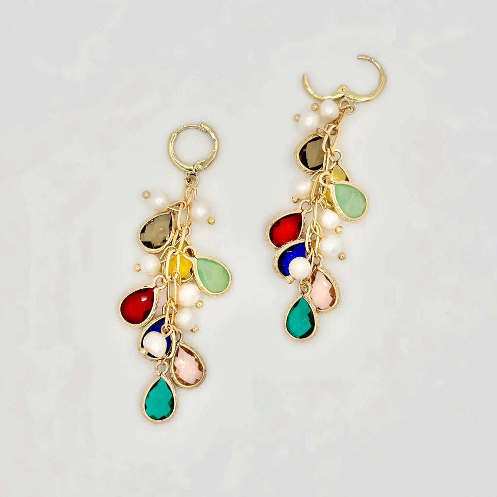 Hoops Pearls Earrings