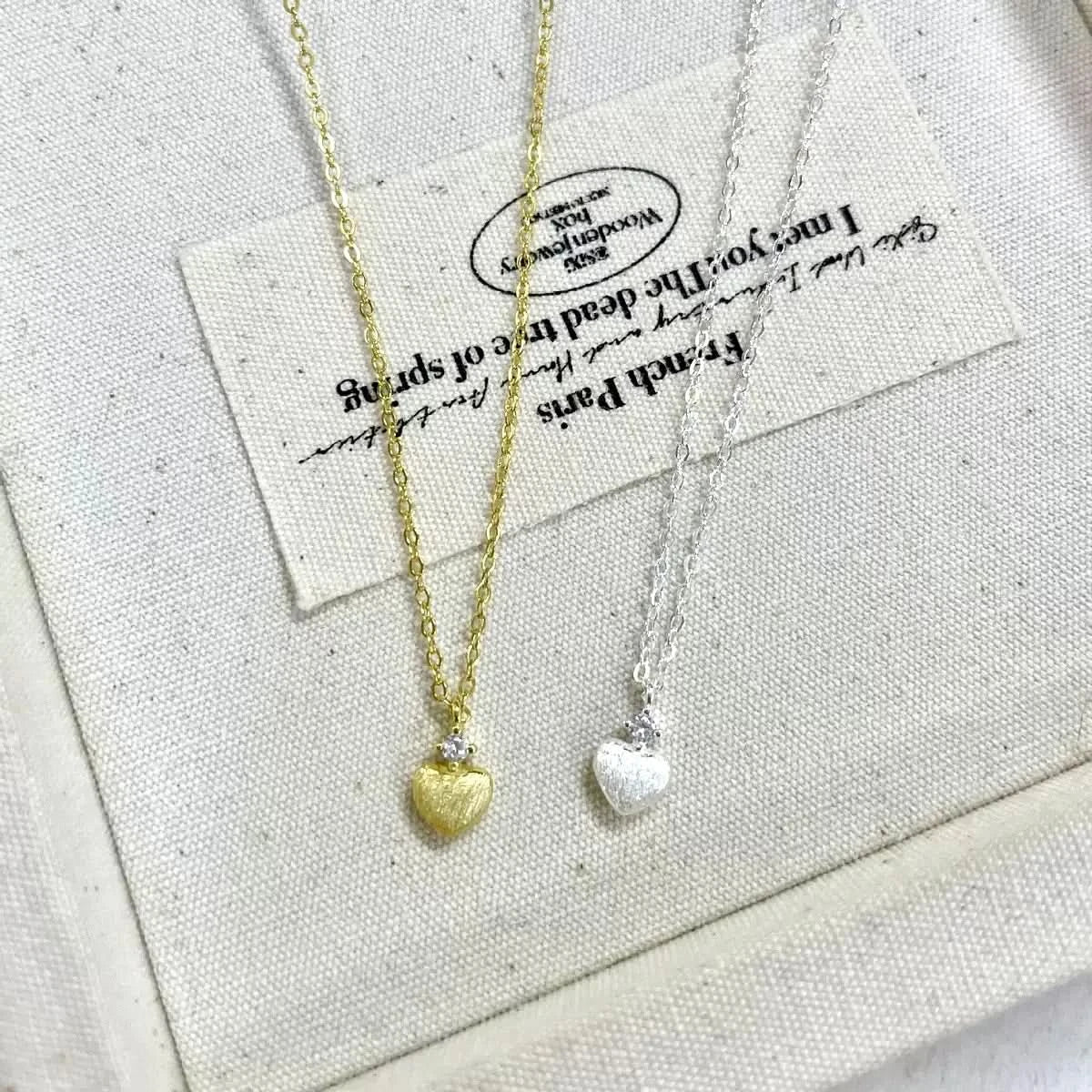 Heart Silver Necklace