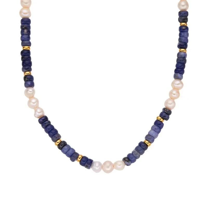 Natural Pearl Stone Necklace