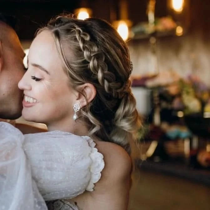 Lace Stylish Earrings – Gold & Silver with Pearl Drop