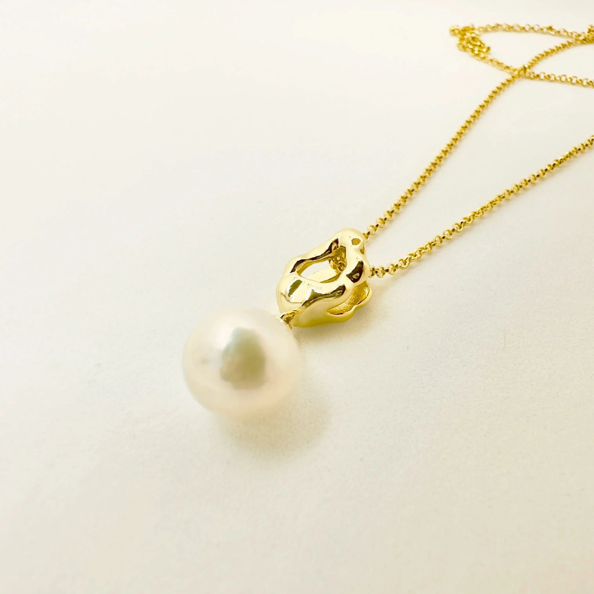 pearl pendant earrings set