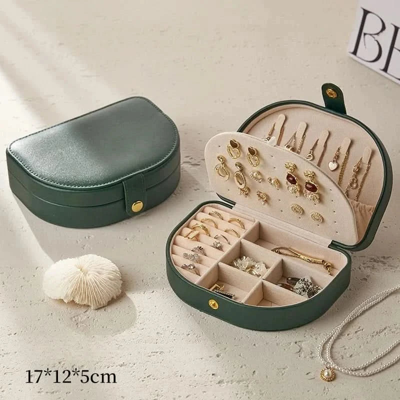 Luxury PU Leather Jewelry Travel Case