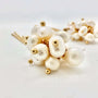 ivory pearl earrings