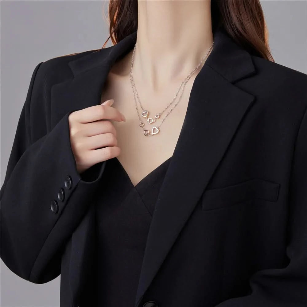 silver necklace