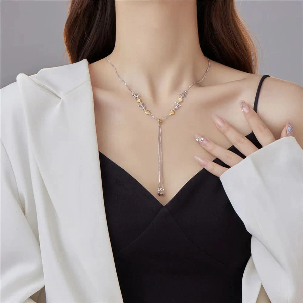 silver necklace chain