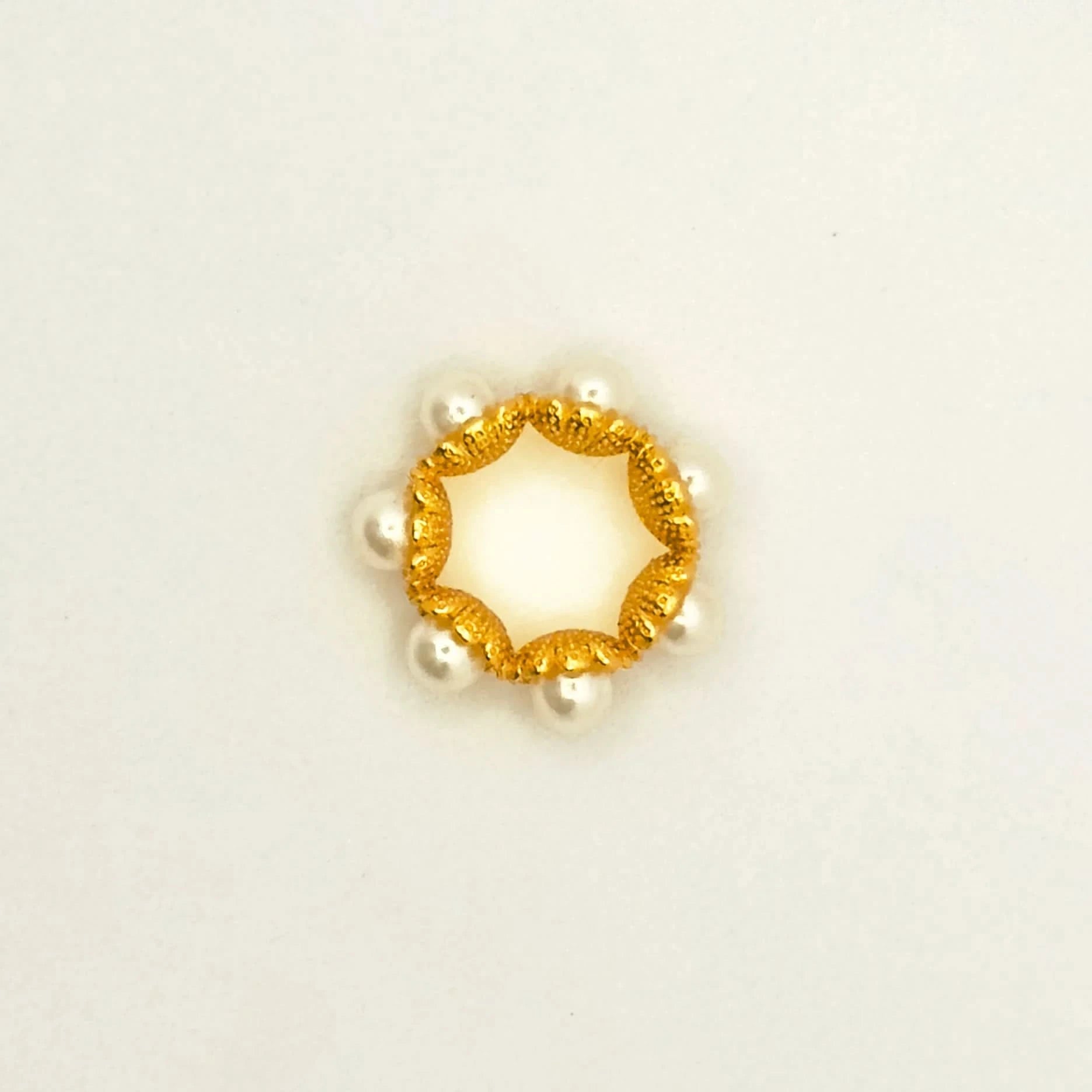 Pearl Circle Pendant Necklace