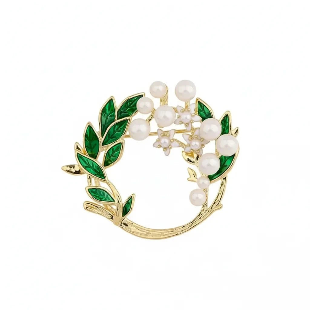 Pearl Jasmine Brooch
