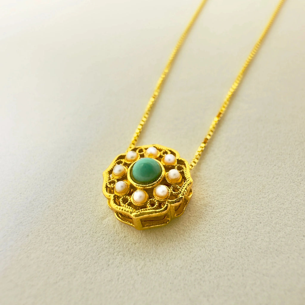 hollow necklace pendant