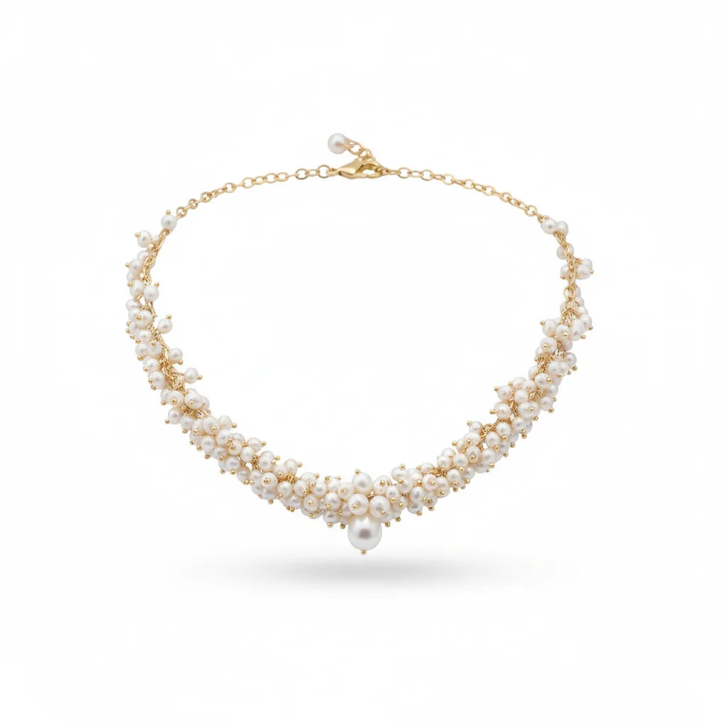 Irresistible Multi Ivory Pearl Necklace