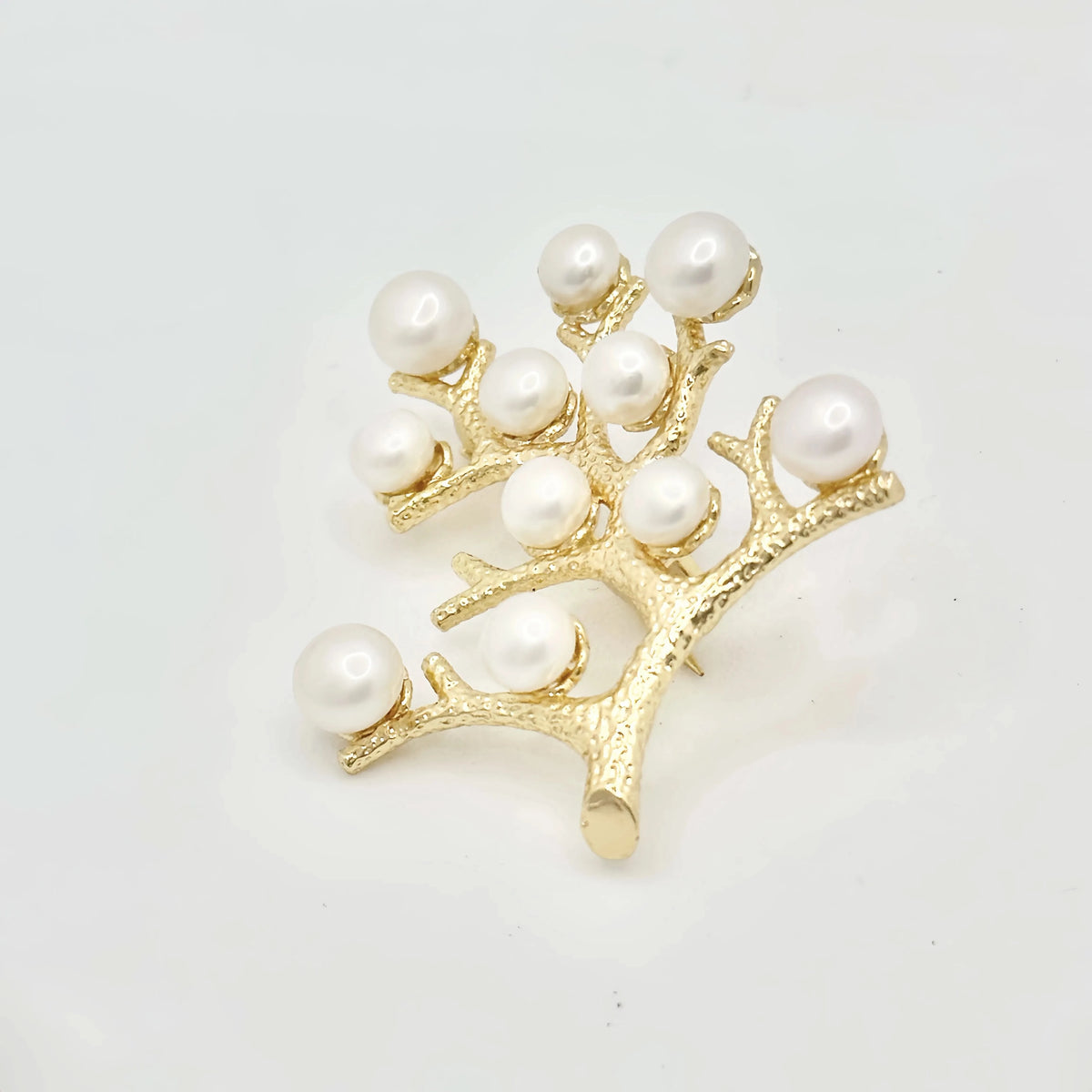 Tree Pearl Brooch