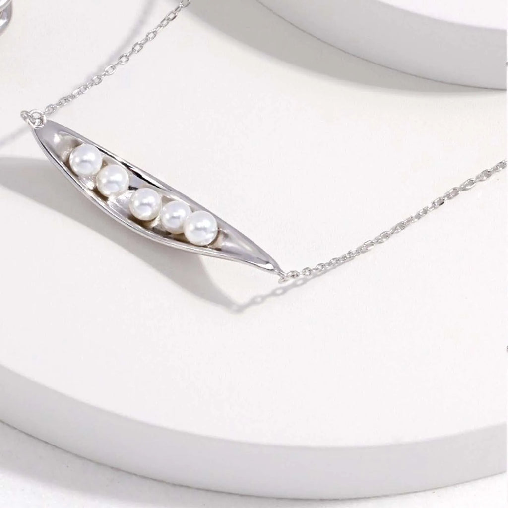 Princess Pea shell pearls necklace - Angel Barocco