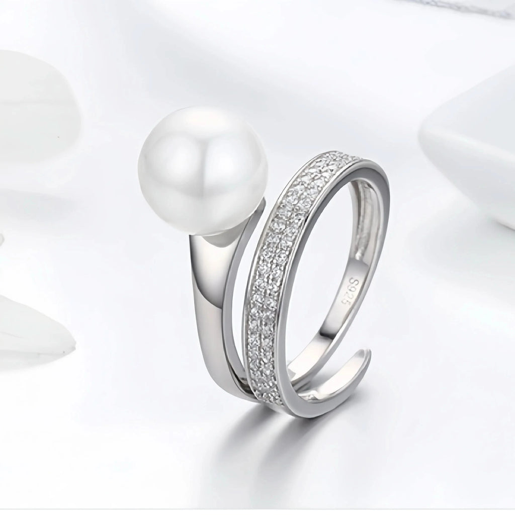 925 Silver Pearl Ring